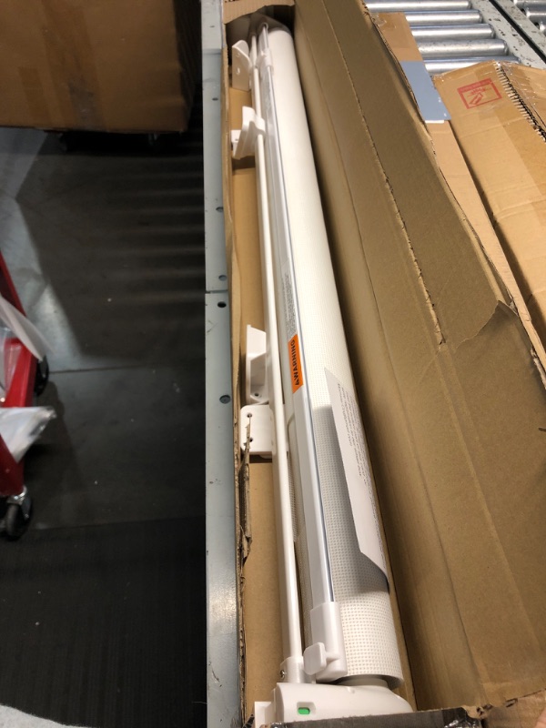 Photo 1 of 42'' Tall 122'' Extra Wide Retractable Baby Gates for Large Openings,
(White)
