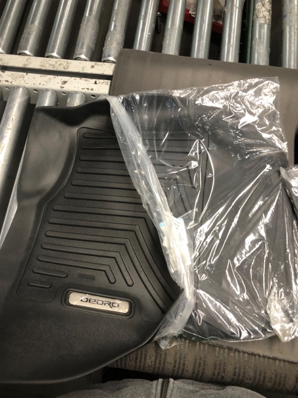 Photo 2 of ***ONLY ONE PIECE***
OEDRO Floor Mats Compatible for 2017-2022 Ford F-250 / F-350 Super Duty Crew Cab, Front Row Bucket Seats, Unique Black TPE All-Weather Guard - Custom Fit 2017-2022 Super Duty Crew Cab