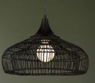 Photo 1 of **MINOR BREAKS**
allen + roth Reece Black Traditional Bell Hanging Pendant Light