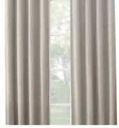 Photo 1 of (NON-REFUNDABLE) allen + roth 84-in Stone Blackout Thermal Lined Grommet Single Curtain Panel
