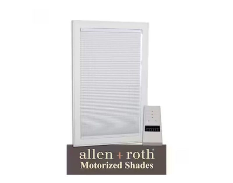 Photo 1 of (see all images) allen + roth  gray Cordless Cellular Shade
