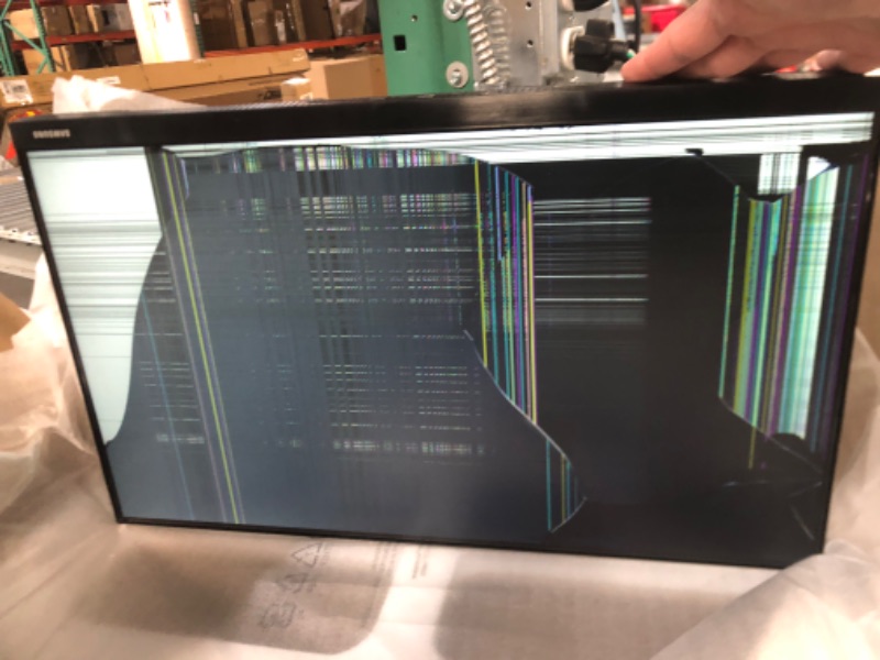 Photo 3 of **BROKEN SCREEN UNKNOWN FUNCTIONALITY, PARTS ONLY***
SAMSUNG T350 Series 22-Inch FHD 1080p Computer Monitor, 75Hz, IPS Panel, HDMI, VGA (D-Sub), 3-Sided Border-Less, FreeSync (LF22T350FHNXZA)