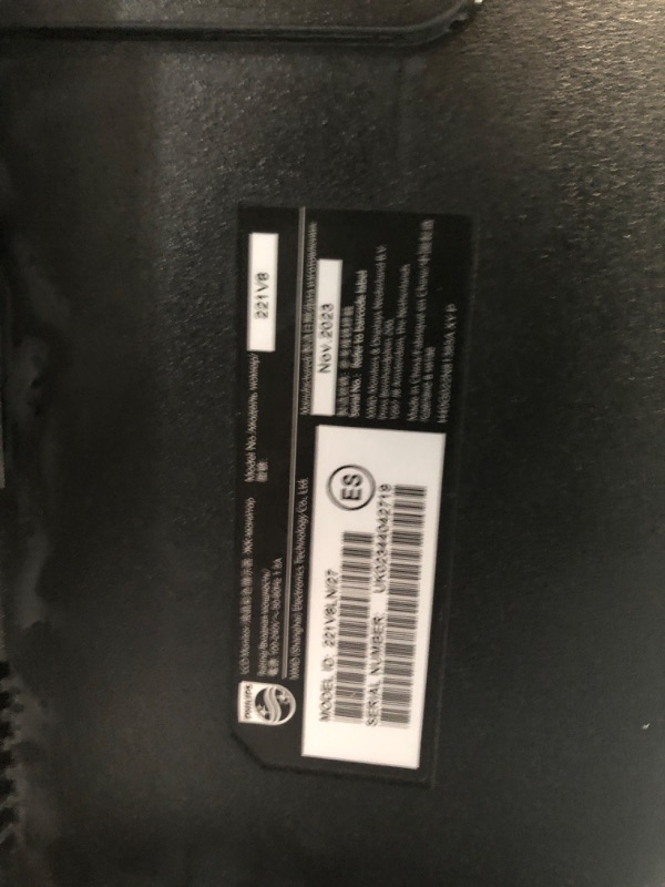 Photo 1 of **POWERS ON**PHILIPS Computer Monitors 22 inch Class Thin Full HD (1920 x 1080) 75Hz Monitor, VESA, HDMI & VGA Port, 4 Year Advance Replacement Warranty, 221V8LN 22" Class Full HD | VA