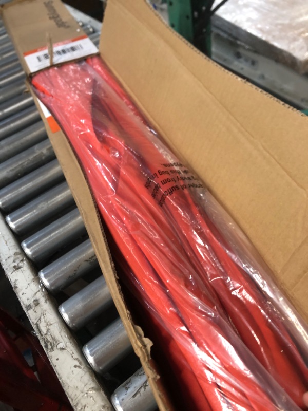 Photo 1 of Sunnyglade 9' Solar LED Lighted Patio Umbrella with 8 Ribs/Tilt Adjustment and Crank Lift System (Orange)