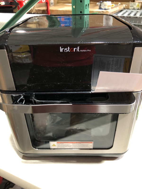 Photo 2 of (important)(see clerk notes) Instant Vortex Pro Air Fryer, 10 Quart, 9-in-1 Rotisserie and Convection Oven