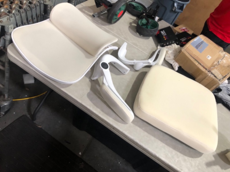 Photo 4 of ***USED - MISSING PARTS - ATTACH BACK REST - OTHER PARTS LIKELY MISSING AS WELL***
Misolant Ergonomic Office Chair, Desk Chair with Lumbar Support, Mesh Office Chair, Ergonomic Chair with Adjustable Headrest and Armrest, Comfortable Office Chair for Home 