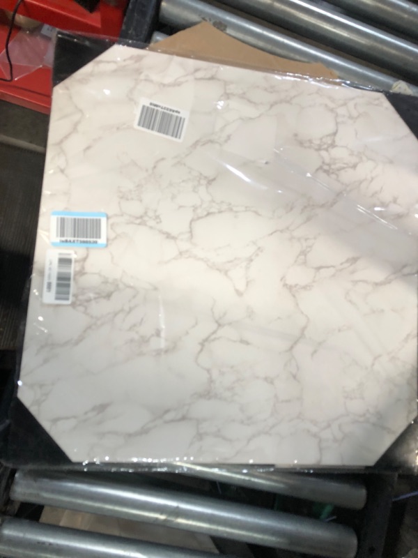Photo 1 of 2 PCS Boards Photo Backdrop for Flat Lay, Food Photography Background 24x24 Inch, BEIYANG (Marble+Light Gray) BY-Marble+Light gray