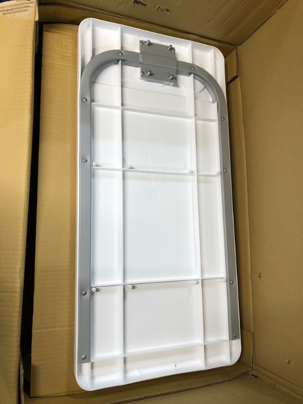 Photo 1 of Carex Overbed Table and Hospital Bed Table - Table With Wheels - Over The Bed Table For Home Use and Hospital, Bedside Table With Wheels, Over Bed Desk