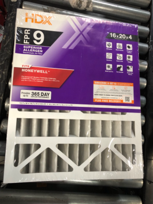 Photo 3 of (see all images) 16 in. x 20 in. x 4 in. Honeywell Replacement Pleated Air Filter 