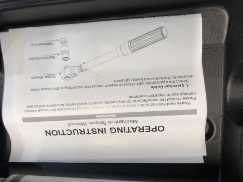 Photo 7 of Hairich 3/4-Inch Drive Click Torque Wrench, Dual-Direction Adjustable 48 tooth 100-700ft.lb/136-949Nm, Professional Inch Pound Torque Wrench, for Maintenance Tool and Product Assembly 100-700FT.LB 3/4"