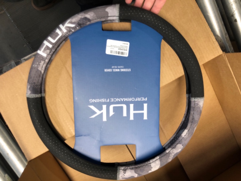 Photo 1 of HUK Fishing Steering Wheel Cover Refraction Storm