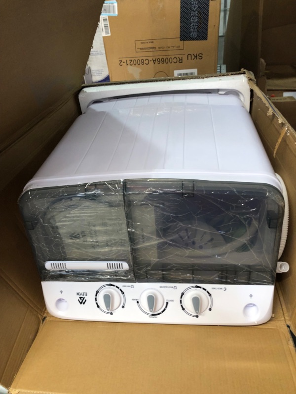 Photo 6 of ***USED - POWERS ON - UNABLE TO TEST FURTHER - LIKELY MISSING PARTS***
ELEVON Portable Washer Machine 17.6LBS Capacity Mini Washing 