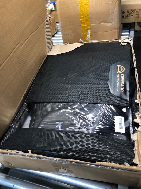 Photo 2 of Coverado Car Seat Cover Full Set, Bucket Seat Covers for Sedans 5 Seats Front and Rear Auto Car Seat Cushion, Black FullSet