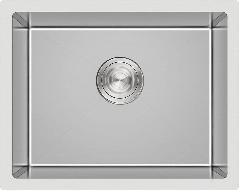 Photo 1 of KINGO HOME 15x15 Inch Stainless Steel Small Undermount Bar Sink 15 x 15 inch