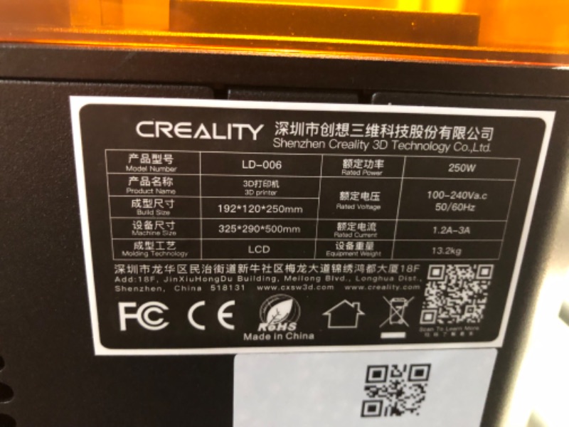 Photo 5 of Creality Resin 3D Printer Halot-Mage, 8K Resolution 10.3"