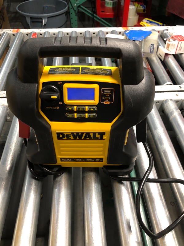 Photo 2 of DEWALT DXAEJ14-Type2 Digital Portable Power Station Jump Starter - 1600 Peak Amps 