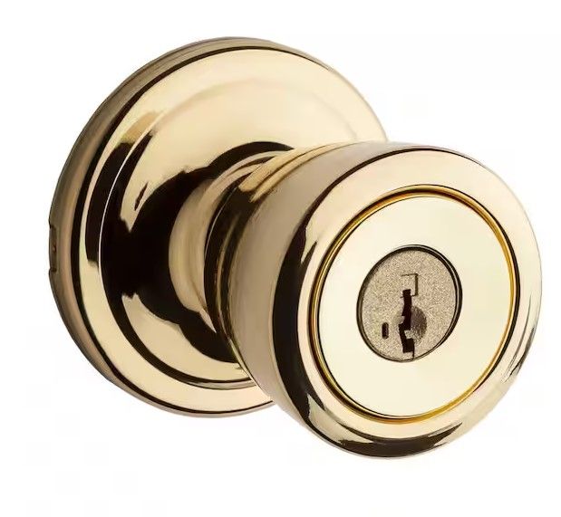 Photo 1 of Polished Brass Entry Door Knob Featuring SmartKey Security