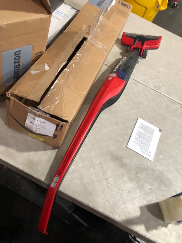 Photo 1 of ***USED - DIRTY - POWERS ON - UNABLE TO TEST FURTHER - NO PACKAGING***
Dirt Devil Power Swerve Pet, Lightweight Cordless Stick Upright Vacuum Cleaner, For Carpet and Hard Floors, BD22052, Red