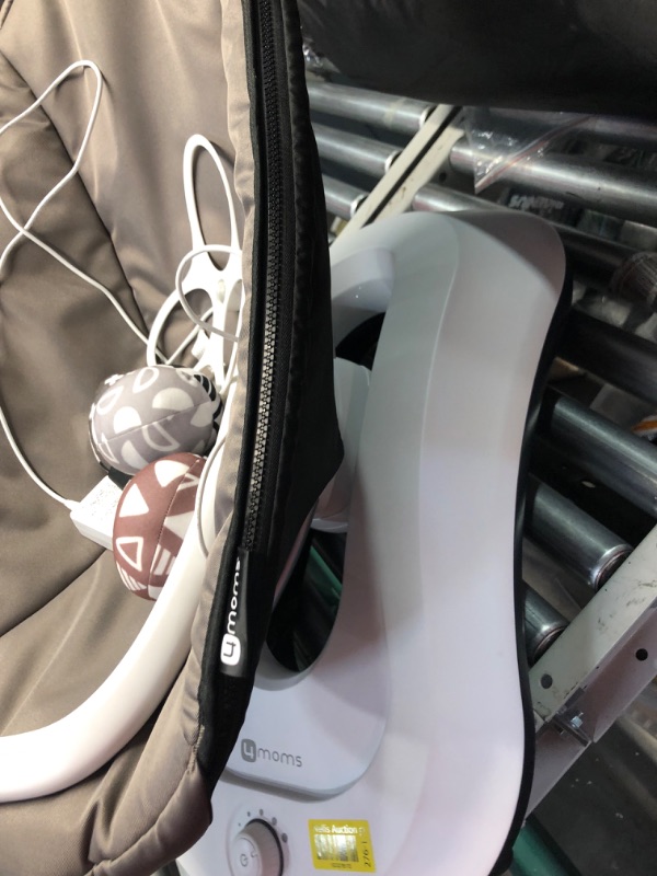 Photo 1 of 4moms RockaRoo Baby Rocker, Compact Baby Rocker with Front to Back Gliding Motion, Graphite