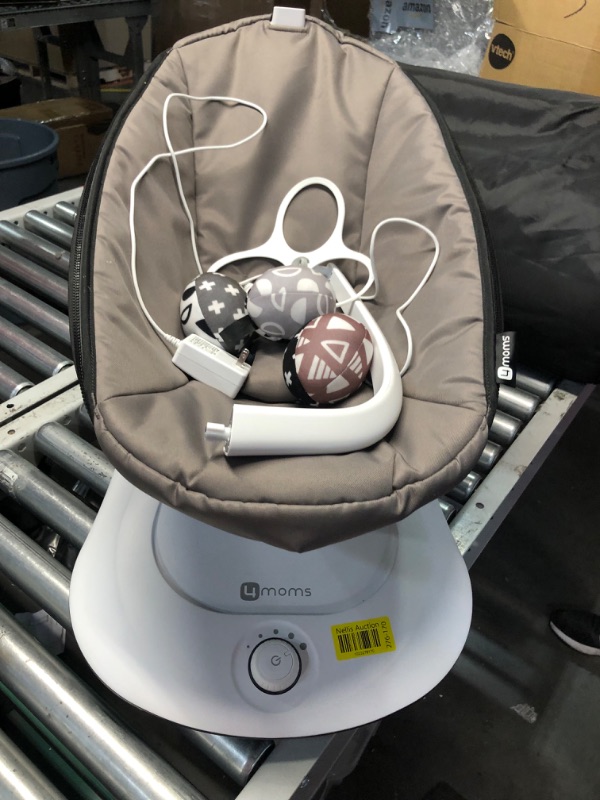 Photo 2 of 4moms RockaRoo Baby Rocker, Compact Baby Rocker with Front to Back Gliding Motion, Graphite