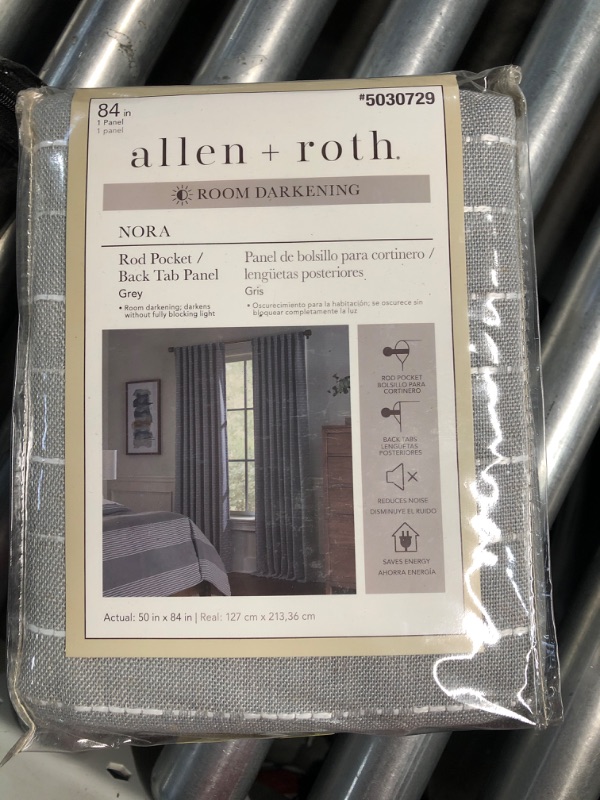 Photo 2 of (READ FULL POST) HLC.ME Versailles Lattice Flocked 100% Complete Blackout Thermal Insulated Window Curtain Grommet Panels - Energy Savings & Soundproof, For Living Room & Bedroom, Set of 2 (50 x 84 inches Long, White) White 50 W x 84 L