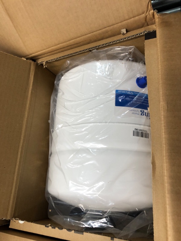 Photo 1 of iSpring RCC7P 75 GPD Reverse Osmosis System with Pump, 5-Stage Boosted Performance Superb Taste Under Sink Reverse Osmosis Drinking Water Filtration System with Brushed Nickel Faucet