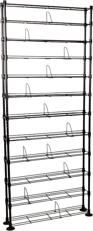 Photo 1 of Atlantic Maxsteel 12 Tier Shelving - Heavy Gauge Steel Wire Shelving for 864 CD/450 DVD/Blu-Ray/Games in Gunmetal