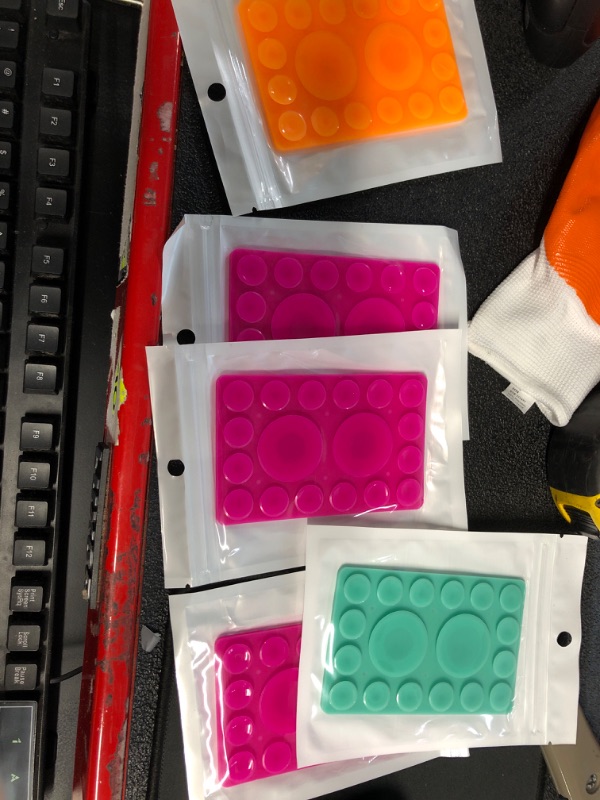 Photo 1 of ***NON-REFUNDABLE PACK OF 5**
Silicone Suction Phone Case Mount ORANGE/PINK/BLUE