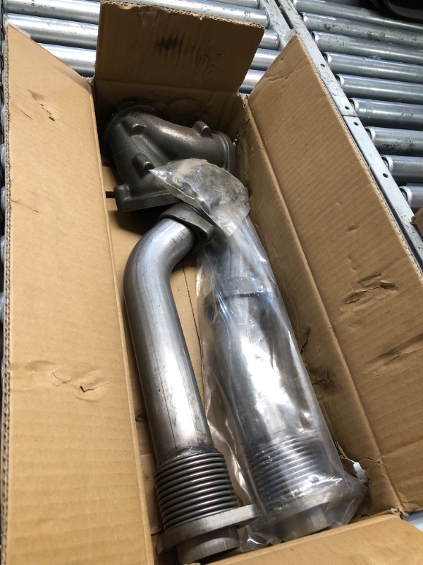 Photo 2 of JDMSPEED New Turbo Diesel With Hardware Bellowed Up Pipe Kit Replacement For Ford F250 F350 F450 F550 Super Duty 7.3L 1999-2003 Replace F4TZ6K854F F4TZ6K854C F81Z6K854EA 679-005