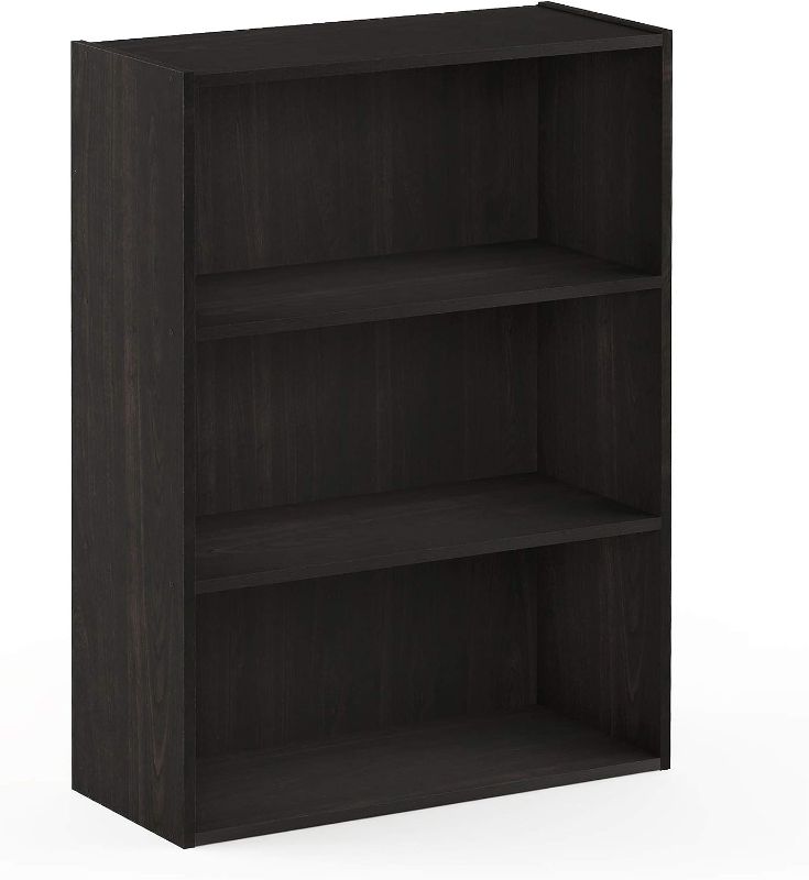 Photo 1 of ***USED - LIKELY MISSING PARTS - UNABLE TO VERIFY FUNCTIONALITY***
Furinno Pasir 3-Tier Open Shelf Bookcase, Dark Espresso