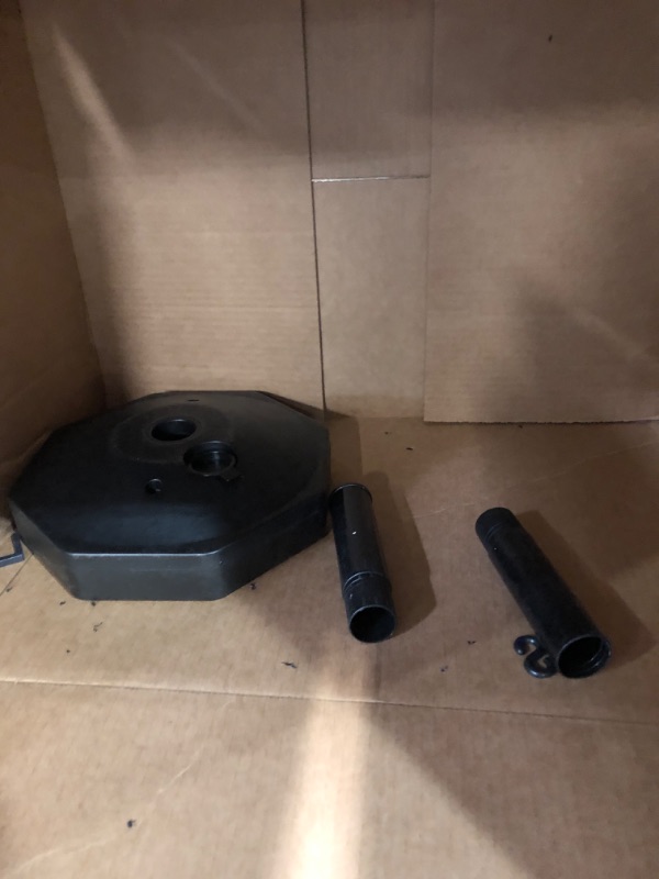 Photo 3 of ***FOR PARTS ONLY NON-REFUNDABLE ***
Black Plastic Stanchion Set Traffic Delineator Post Cones with Fillable Base 6.6 ft Plastic Chain 