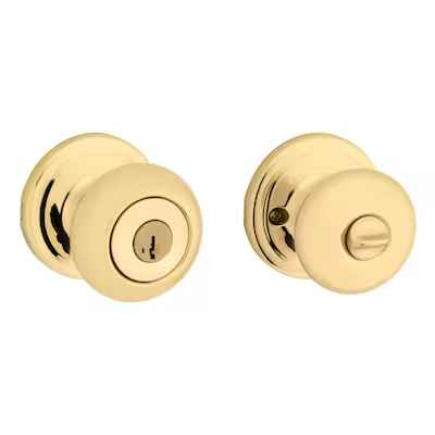 Photo 1 of **FOR PARTS ONLY NON-REFUNFABLE ***
Kwikset Signature Series Juno Polished Brass Smartkey Exterior Keyed Entry Door Knob
