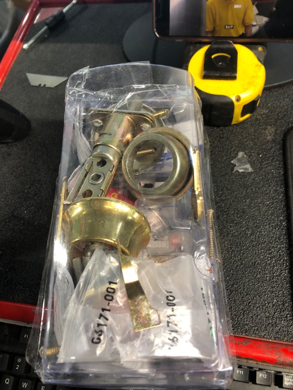 Photo 3 of ***NON-REFUNDABLE FOR PARTS ONLY***
Kwikset Security 660 Deadbolt Series Polished Brass Single Cylinder Deadbolt with SmartKey
