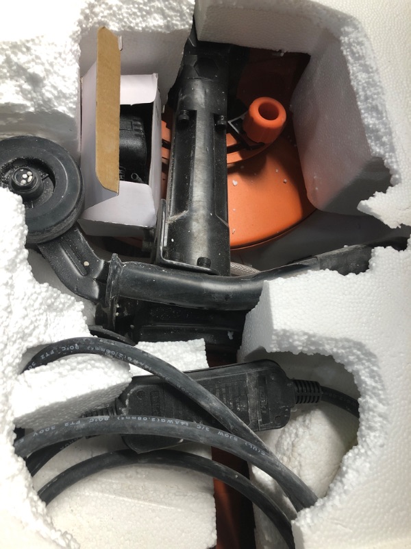 Photo 2 of VEVOR Electric Concrete Saw, 14 in Circular Saw Cutter with 5 in Cutting Depth, Wet/Dry Disk Saw Cutter Includes Water Line, Pump and Blade, for Stone, Brick, Porcelain, Concrete, 3200W/15A Motor 14 inch