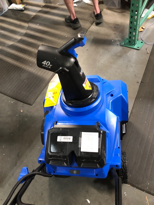 Photo 2 of ***USED - MISSING PARTS - UNABLE TO TEST - SEE COMMENTS***
Kobalt Gen4 40-volt 21-in Single-stage Push Battery Snow Blower 4 Ah (Battery and Charger Included)