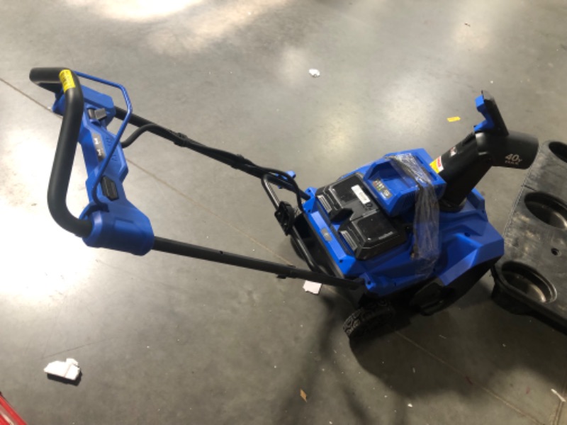 Photo 12 of ***USED - MISSING PARTS - UNABLE TO TEST - SEE COMMENTS***
Kobalt Gen4 40-volt 21-in Single-stage Push Battery Snow Blower 4 Ah (Battery and Charger Included)