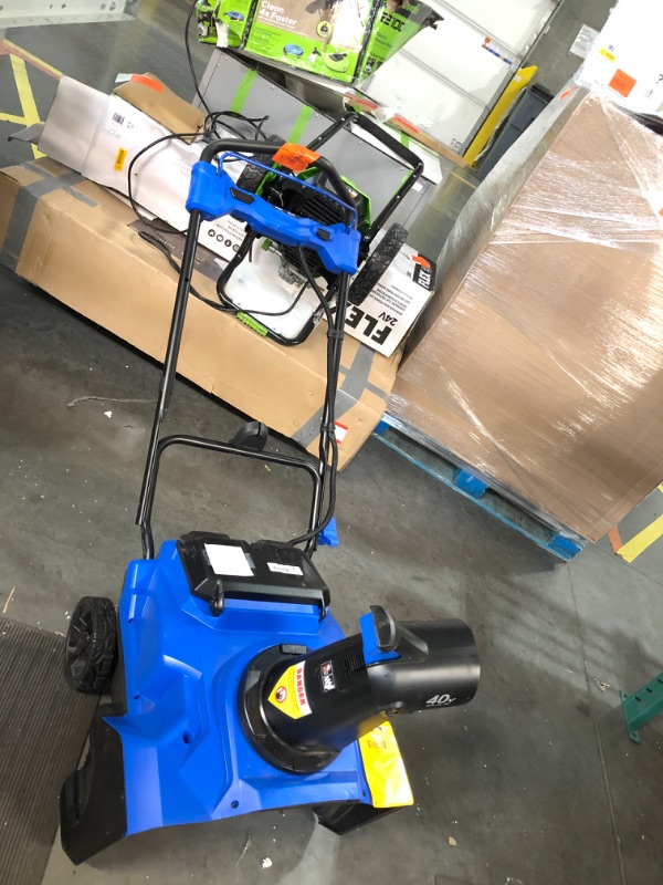 Photo 6 of ***USED - MISSING PARTS - UNABLE TO TEST - SEE COMMENTS***
Kobalt Gen4 40-volt 21-in Single-stage Push Battery Snow Blower 4 Ah (Battery and Charger Included)