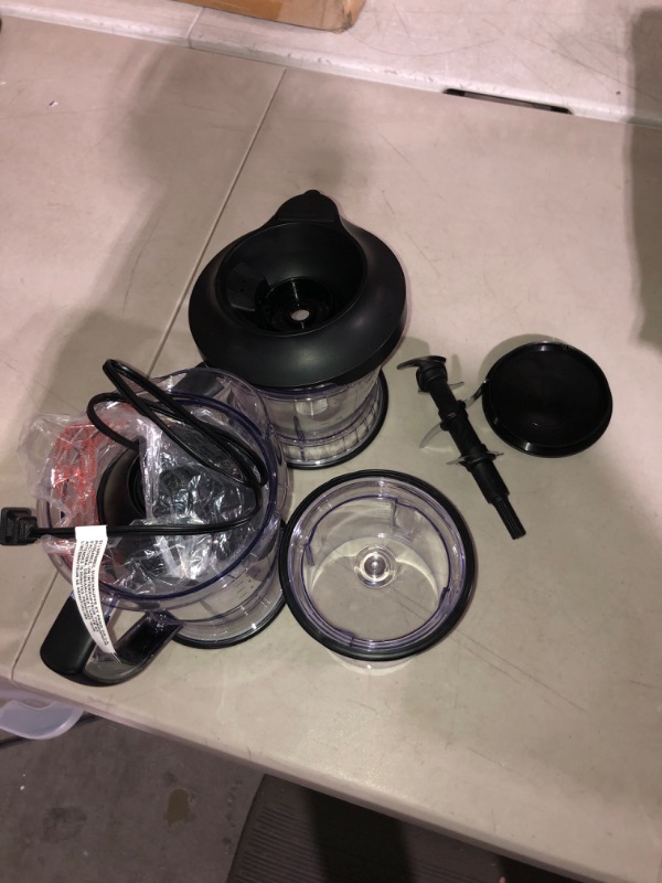 Photo 2 of (NON-REFUNDABLE) Ninja QB1004 Blender/Food Processor with 450-Watt Base, 48oz Pitcher, 16oz Chopper Bowl, and 40oz Processor Bowl for Shakes, Smoothies, and Meal Prep