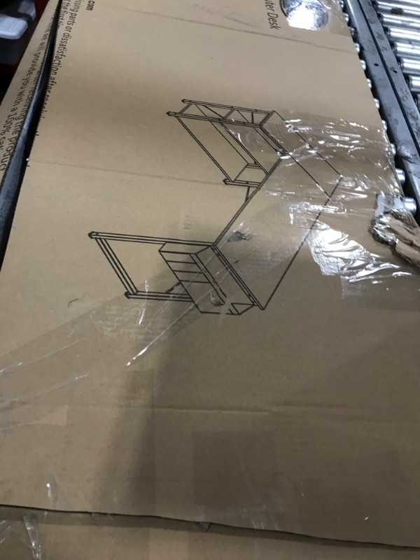 Photo 1 of Homieasy Small L Shaped Computer Desk, 55 Inch L-Shaped Corner Desk with Reversible Storage Shelves for Home Office Workstation, Modern Simple Style Writing Desk Table with Storage Bag(Black Oak) Black Oak 55inch