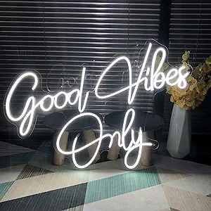 Photo 1 of Only Vibes Neon Sign