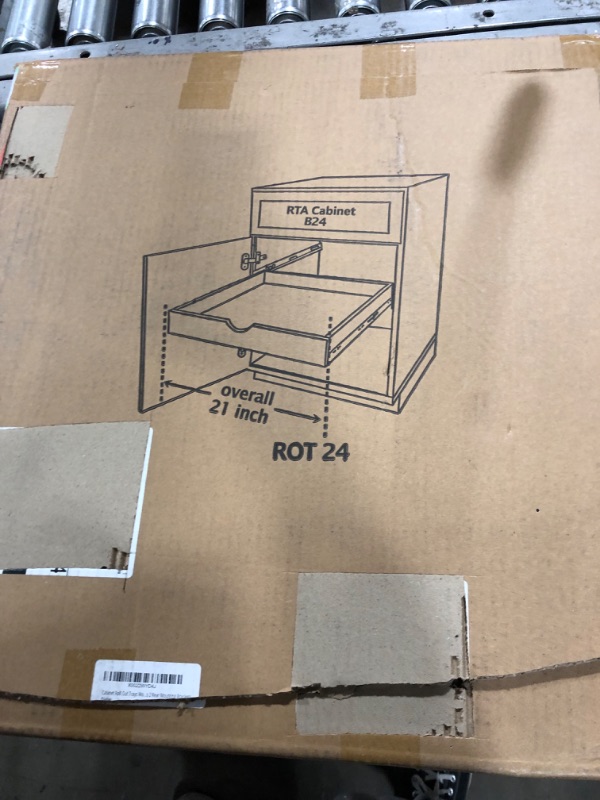 Photo 3 of 20'' Width Drawer Organizer Roll Wood Tray Kitchen OrganizerDrawer Box, Cabinet Slide Out Shelve Pull-Out Shelf, W/ Wood Spacer Pantry Organization Storage (Fits RTA Face Frame Cabinet B24, Pantry 24) POT#3 (21''W x 21''D)