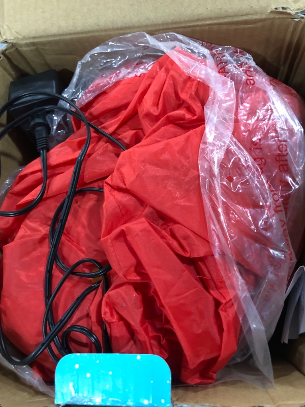 Photo 1 of Gemmy Animated Christmas Airblown Inflatable Inflatable Jack Skellington in Chimney, red