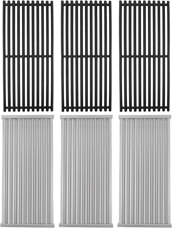 Photo 1 of 17" x 7 1/2" Cooking Grate & Grill Emitter Replacement Parts for Charbroil 463355220 463342420 463342620 463242515 463242516 463243016 463367016 466242515 466242516 466242615 466242616 466243219
