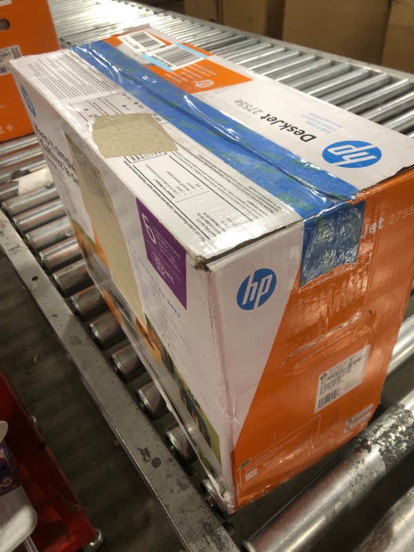 Photo 4 of HP DeskJet 2755e Wireless Color All-in-One Printer with bonus 6 months Instant Ink (26K67A), white