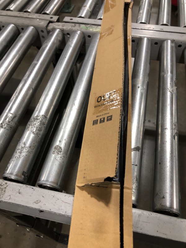 Photo 1 of OLV Black Double Curtain Rods 36 to 72 Inch(3-6ft),1'' Window Telescoping Drapery Rod With End Cap Design Finials,Matte Black 36-72 Matte Black