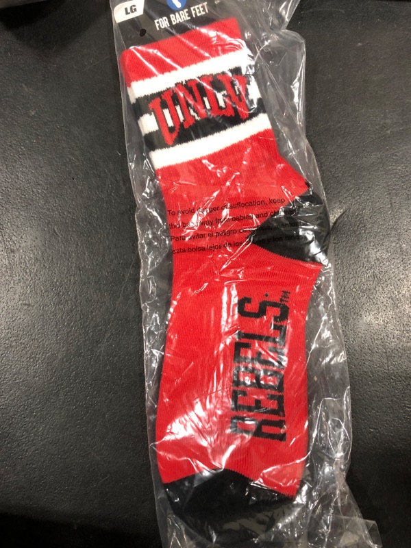 Photo 1 of [Size L] For Bare Feet- UNLV Rebels- Tall Socks