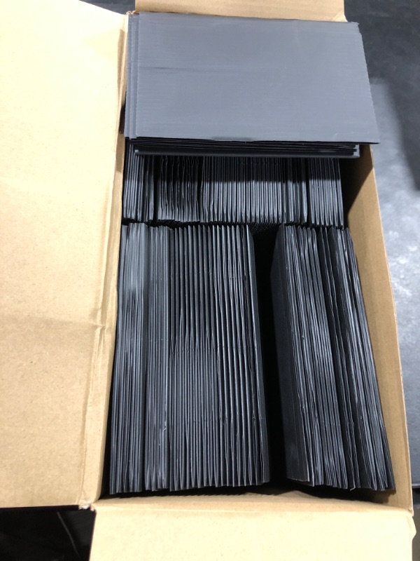 Photo 2 of Yeaqee 300 Pcs Trading Card Shipping Protectors Trading Card Shipping Supplies Plastic Inserts Card Mailers for Sports Card Packaging Storage Not Include Clear Graded Card Sleeves
