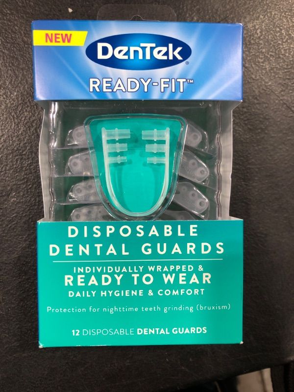 DenTek ReadyFit Disposable Dental Guards BPA Latex Free, 12 Count Ready