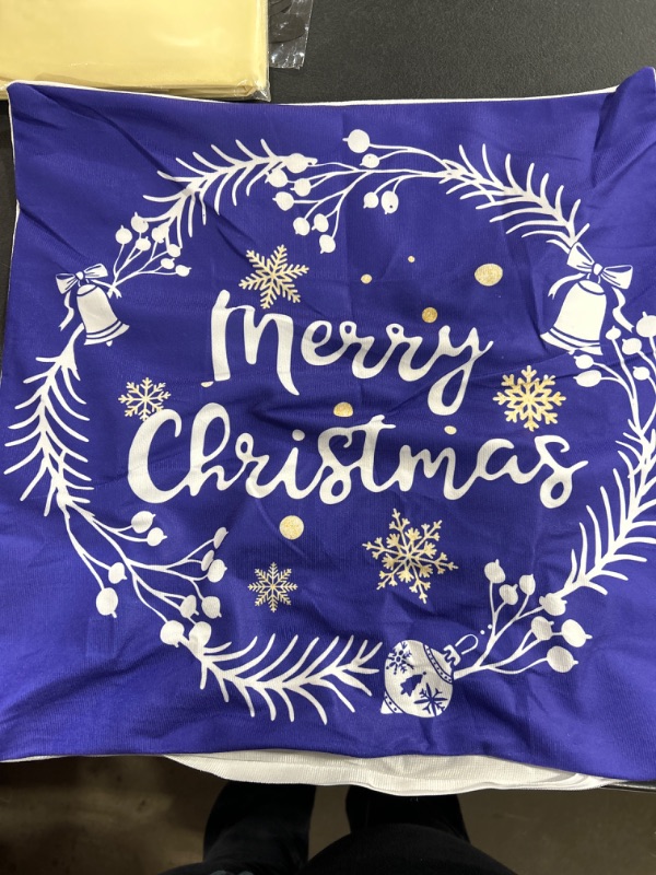 Photo 1 of 4 Pcs Christmas pillow covers with Colorful LED lights