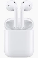 Photo 1 of Apple AirPods (2nd Generation) MV7N2AM/a with Charging Case - Stereo - Wireless - Bluetooth - Earbud - Binaural - in-ear